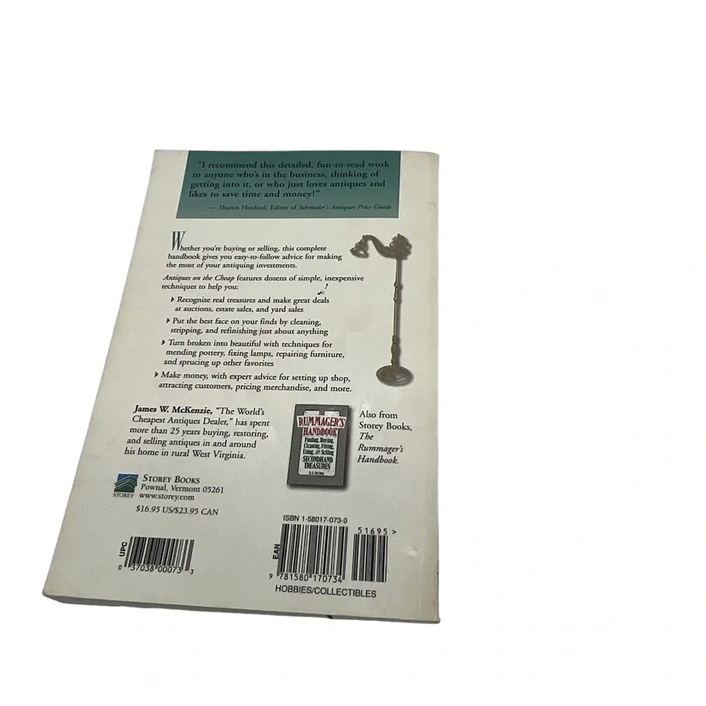 Antiques on the cheap book by James w. McKenzie